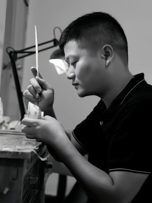梁峻青花矾红仿古瓷鉴赏丨瓷器特辑