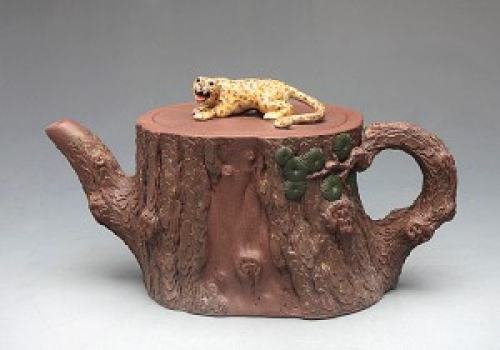 史银之制金钱松壶