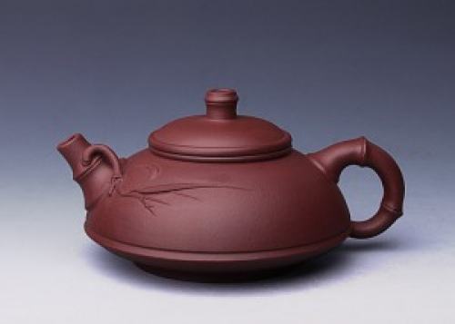 石竹紫砂壶