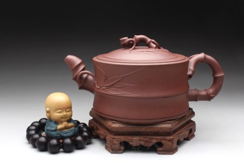 精品大竹段紫砂壶