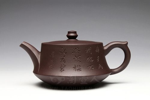 曼生十八式之柱础紫砂壶