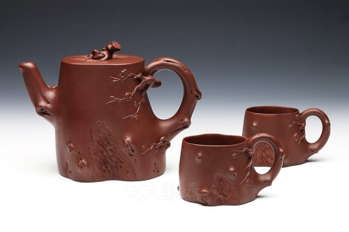 沈建宏制梅桩套壶