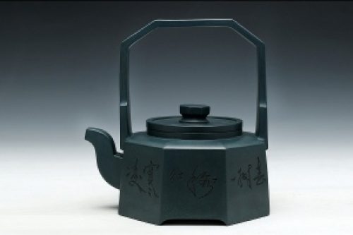 王石耕制八方提梁壶