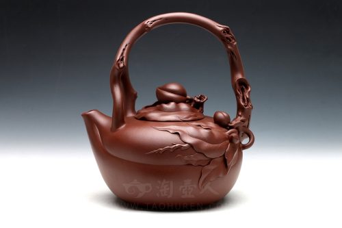 沈建宏制五福同堂壶