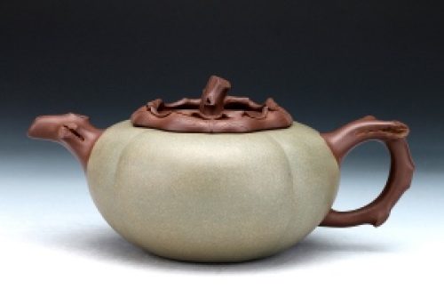 朱可心制巧色柿子壶