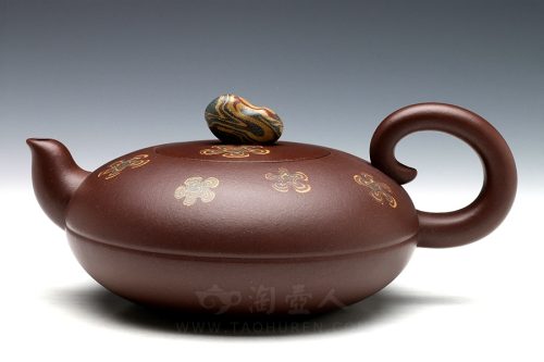 戴俊杰制花苞紫砂壶