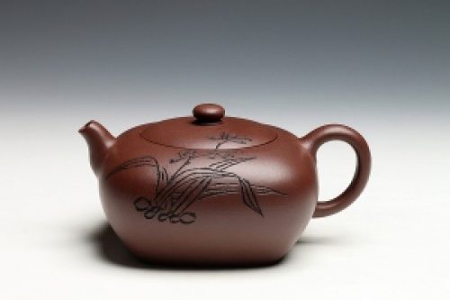 汤小娟制四方紫韵(查元康铭)壶