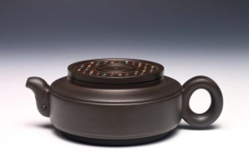 刘建平制夔龙拱璧壶