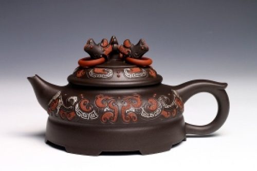 神鸟出九州紫砂壶