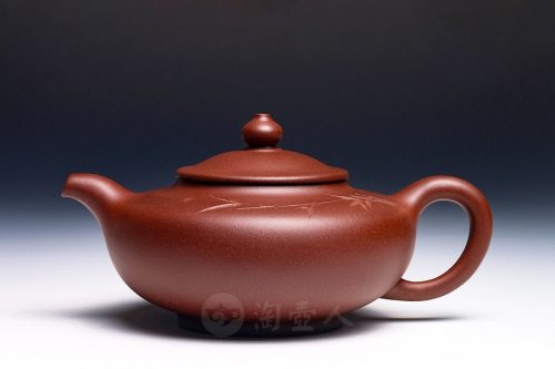 惠祖华制风竹紫砂壶