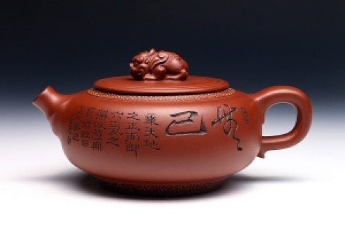 沈汉生制天尊紫砂壶