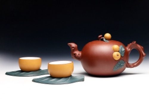 枇杷(五头套组)紫砂壶