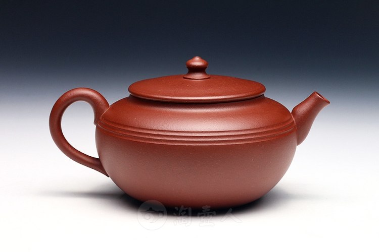 宜兴紫砂壶名家赵君《矮线圆》紫砂壶原矿全手工优惠全场包邮真品保证