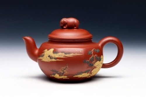 八方吉祥紫砂壶
