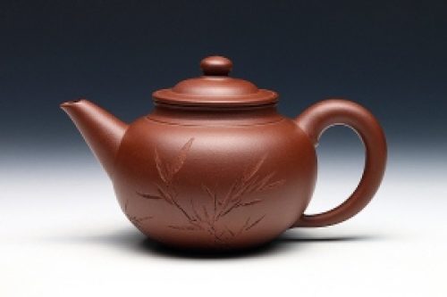 莲子壶(申石伽画·丁伟鸣刻·孤品)