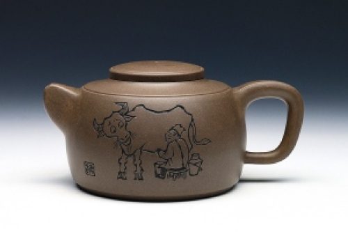 石鼓壶(华君武书画·孤品)