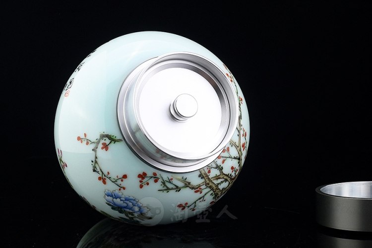 一盏清制国色天香茶叶罐