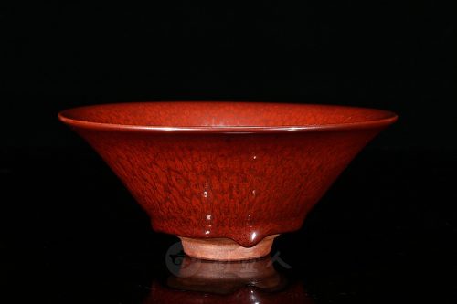 红鹧鸪大斗笠盏(精品)紫砂壶