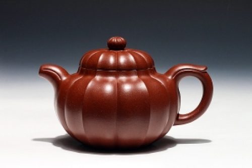 钱张荣全手工制瓜棱壶