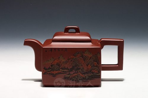 亚明四方紫砂壶