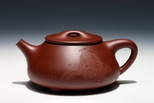 全手石瓢紫砂壶
