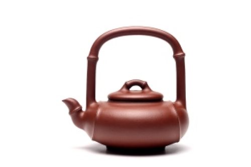 全手竹韵提梁紫砂壶