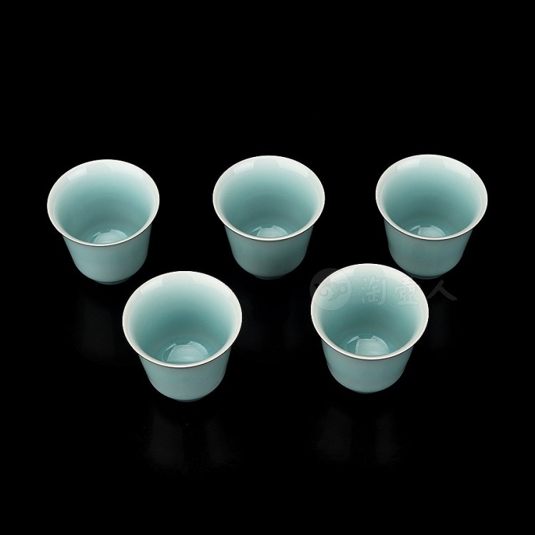 柳佳昊制《知夏岩茶杯(五只1套)》