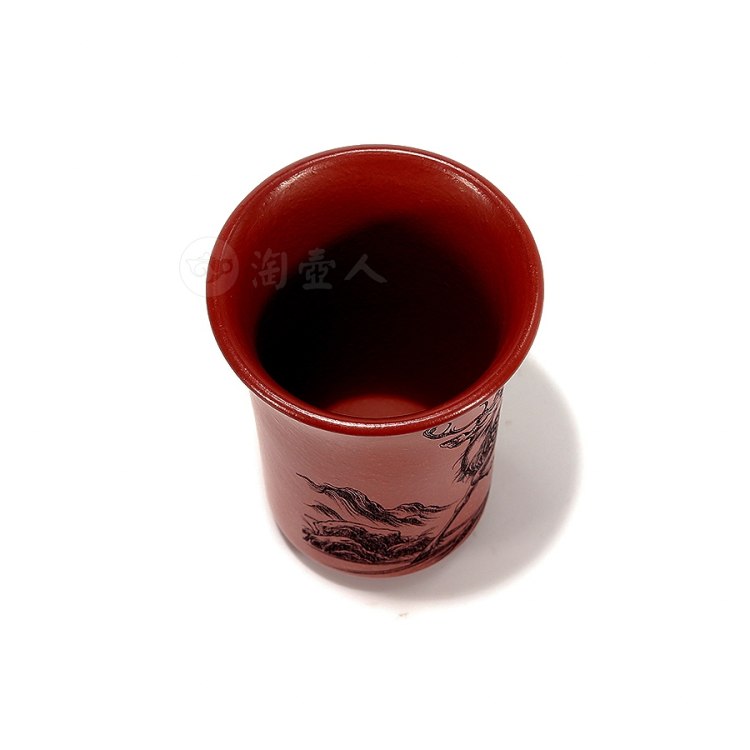 民间艺人制《福禄绵长闻香杯》