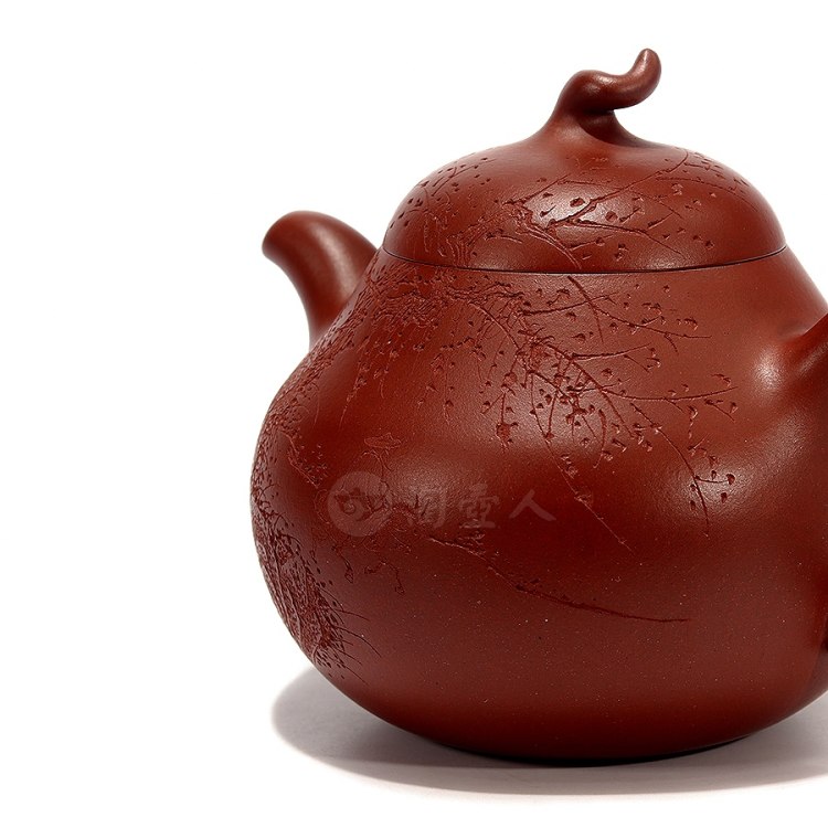 姚婷全手工制《茄段壶(薄胎)》