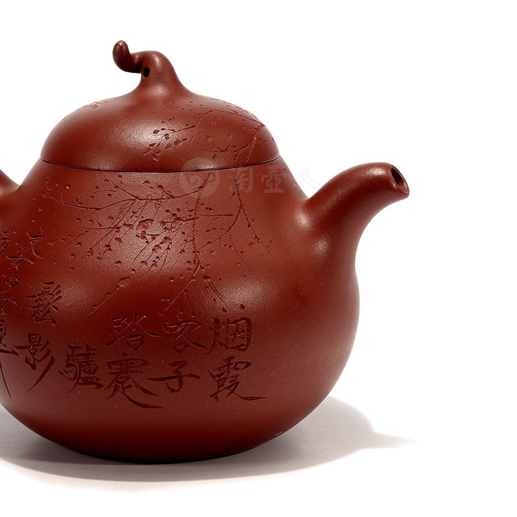 姚婷全手工制《茄段壶(薄胎)》