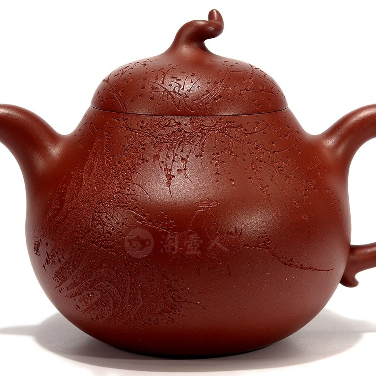姚婷全手工制《茄段壶(薄胎)》