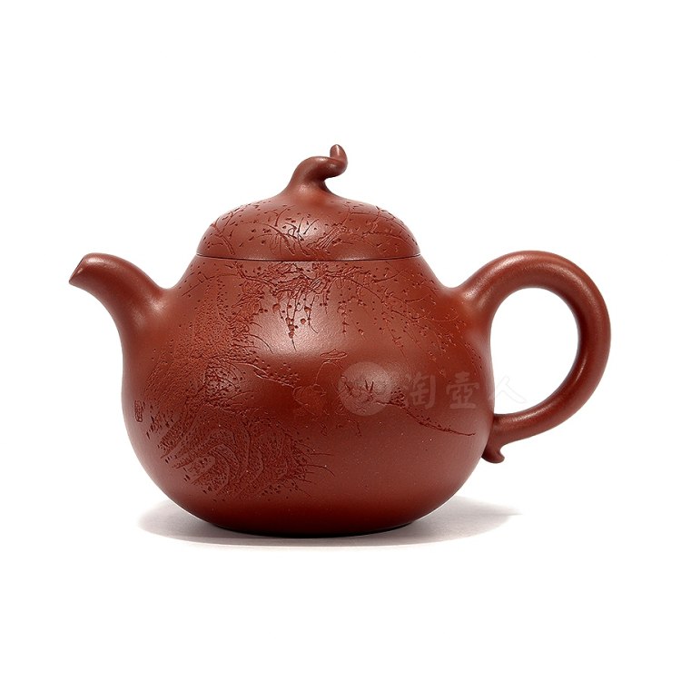 姚婷全手工制《茄段壶(薄胎)》