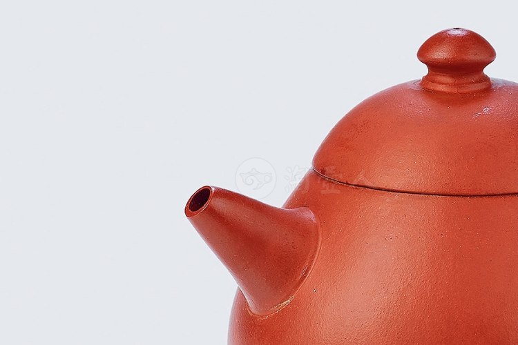 清早期 花月主人惠孟臣款朱泥龙旦壶