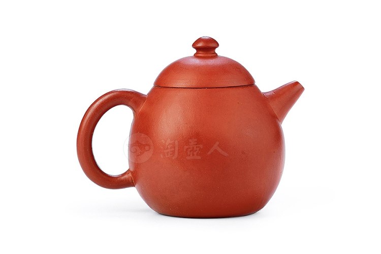 清早期 花月主人惠孟臣款朱泥龙旦壶