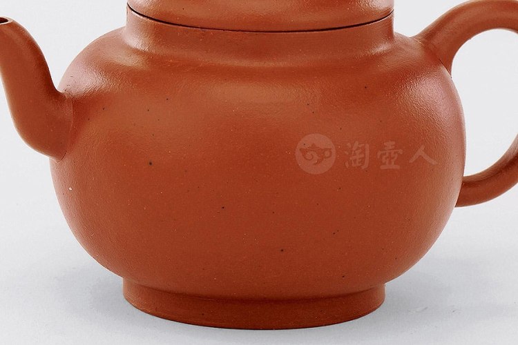 清早期 惠孟臣款朱泥平盖宫灯壶