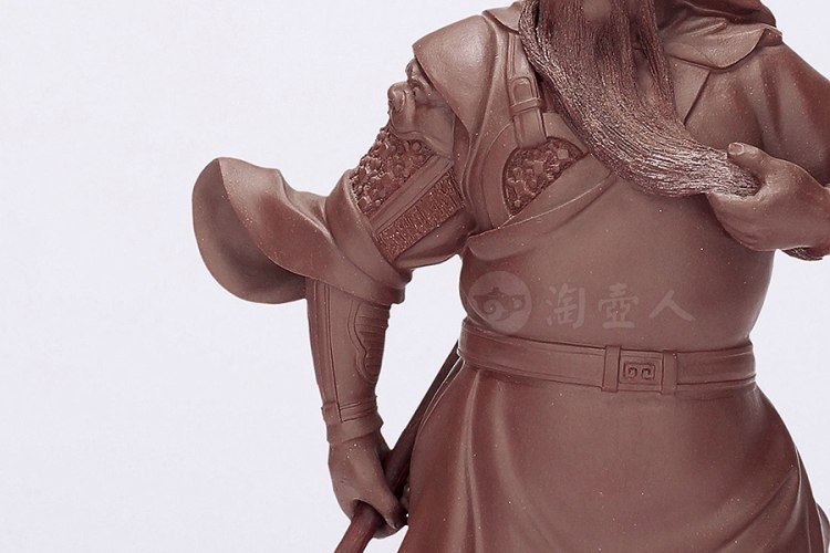 当代 徐秀棠制关公雕塑