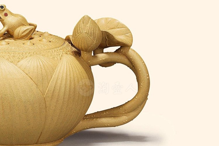 蒋蓉制月色蛙莲壶