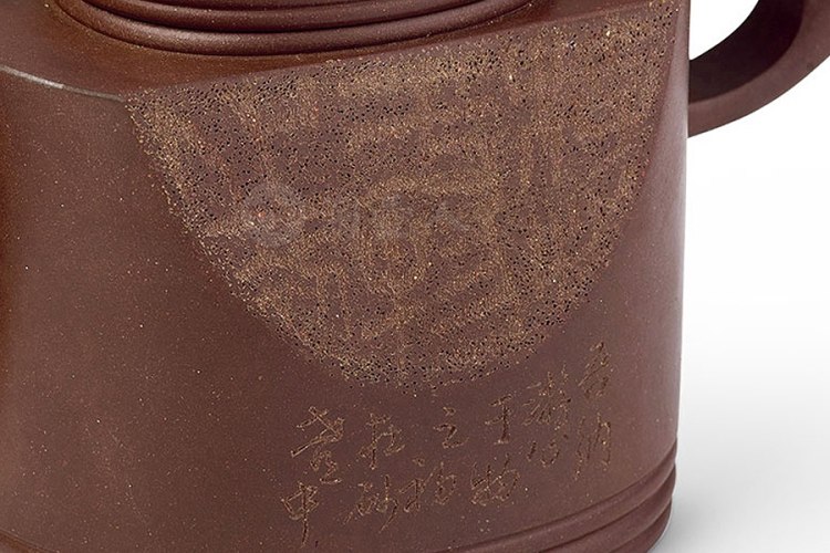 当代 徐秀棠制紫泥椭圆壶