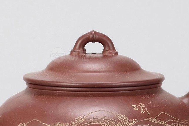 朱可心制、任淦庭刻 大圆竹壶