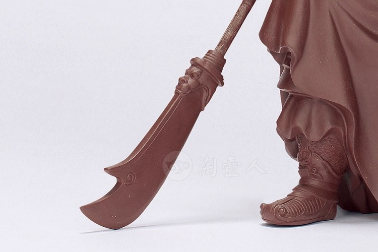 当代 徐秀棠制关公雕塑