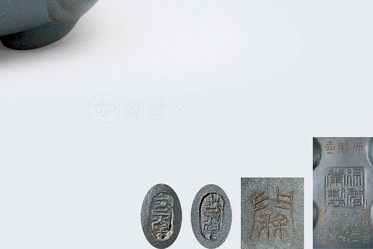 当代 徐秀棠制绿泥天威壶