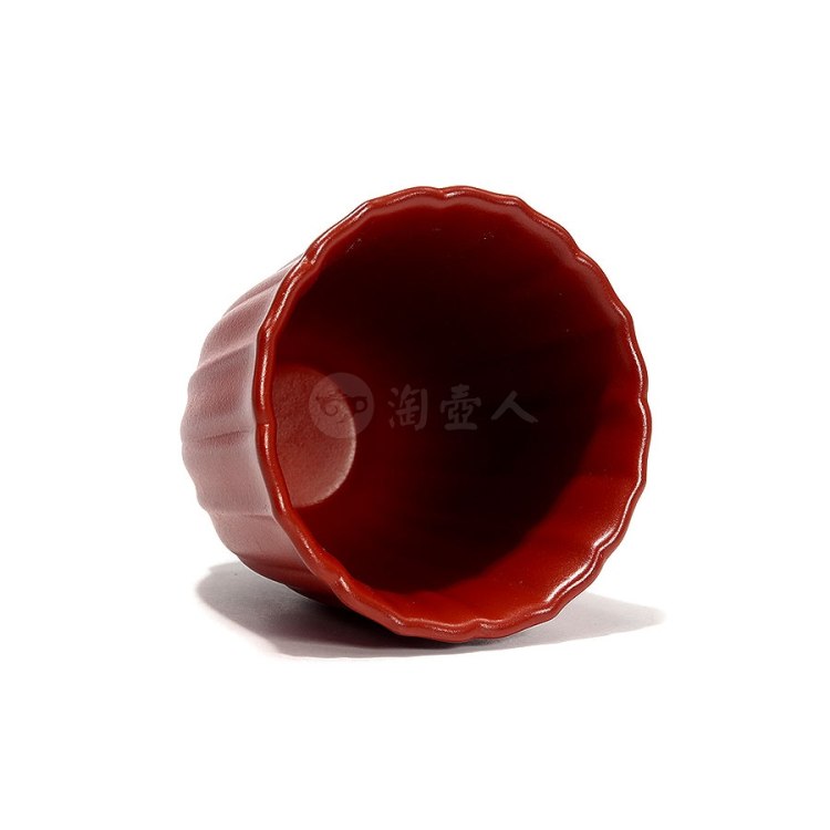 民间艺人制《八瓣菱花杯》