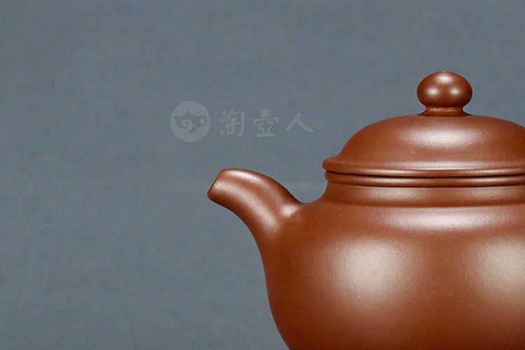 周桂珍制紫泥小掇球壶