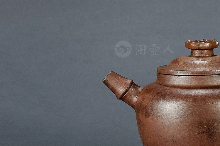 陈文卿制紫泥竹节壶