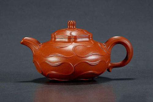 李涵鸣全手工制《风卷葵壶》