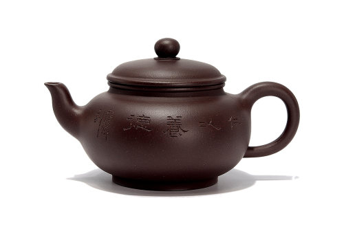 姜莲全手工制《腹圆壶》