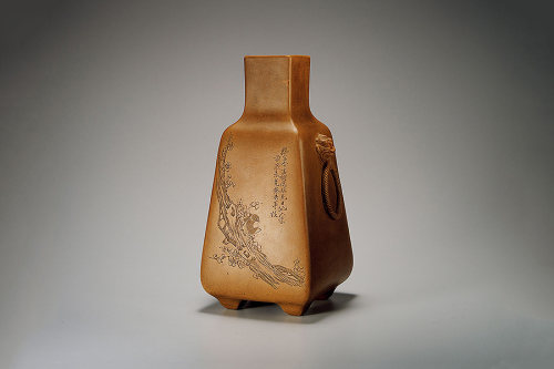 任淦庭刻《紫泥大赏瓶》