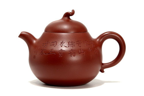 姚婷全手工制《茄段壶(薄胎)》
