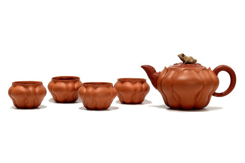 青蛙莲花五头套组