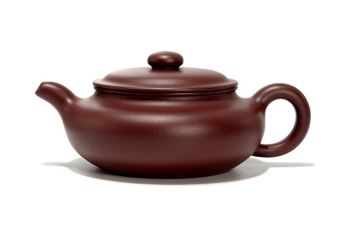 朱俊杰全手工制《大口扁腹壶(薄胎)》